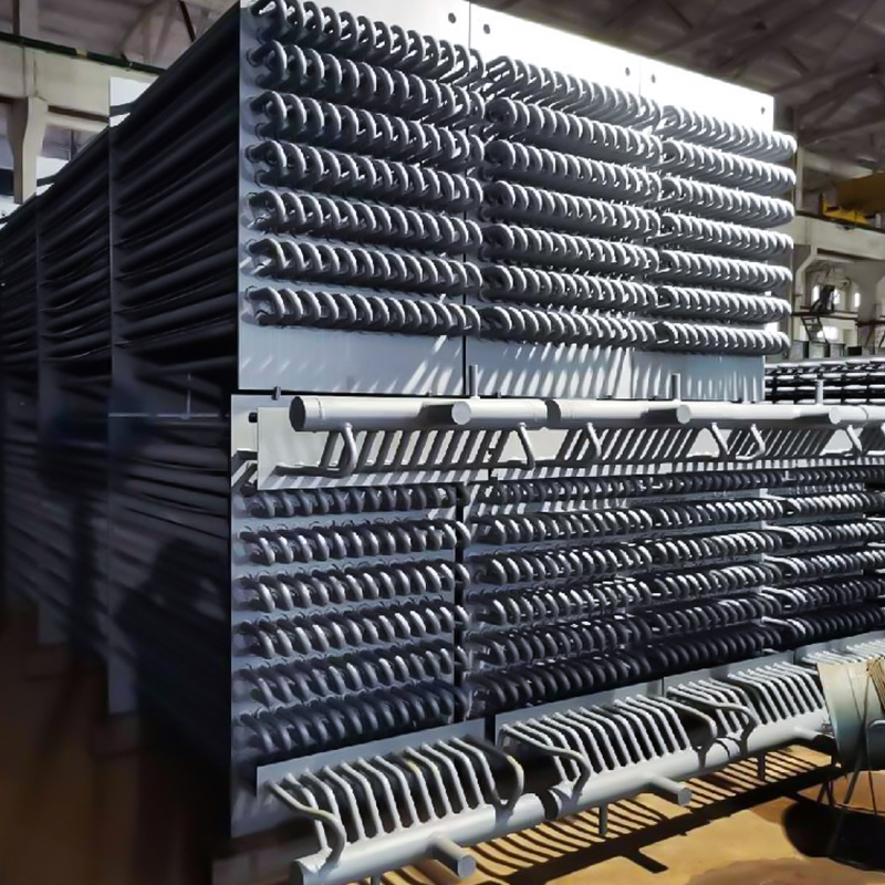 Economizzatore per i fumi di coda della caldaia